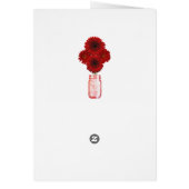 Country Red 素朴 Mason Jarsプログラムカード (裏面)