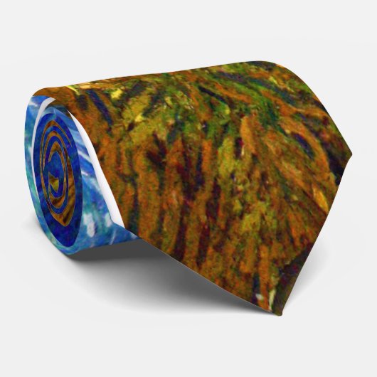 Country Road in Provence by Night, Van Gogh ネクタイ (ロール)