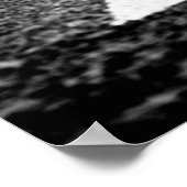 Country Road with Tree Lined Perspective ポスター (角)