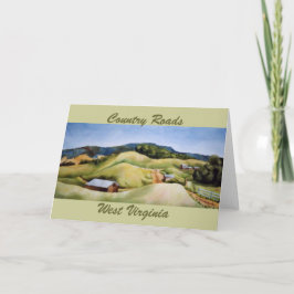 Country Roads Greeting Card カード