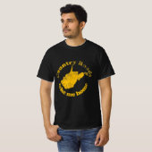 country roads west virginia take me home tシャツ (正面フル)