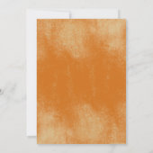 Country Rustic Pumpkin Pie Thanksgiving Dinner 招待状 (裏面)