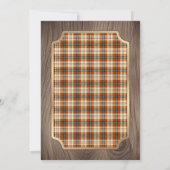 Country Rustic Thanksgiving Dinner Invitation 招待状 (裏面)