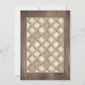 Country Rustic Thanksgiving Dinner Invitation 招待状 (裏面)