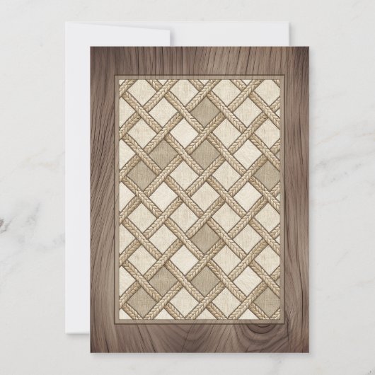 Country Rustic Thanksgiving Dinner Invitation 招待状 (裏面)