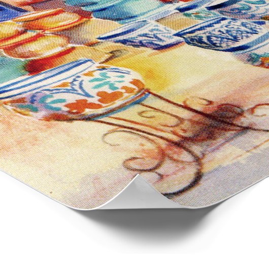 Country Store Canvas Print ポスター (角)