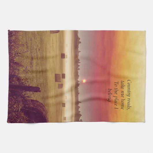 Country Style Apron キッチンタオル (横)