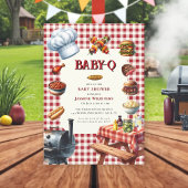 Country Style Baby-Q Shower 招待状