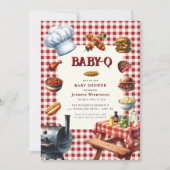 Country Style Baby-Q Shower 招待状 (正面)