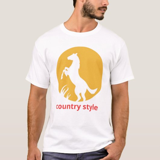 Country Style Design  Tシャツ (正面)