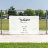 Country Style Welcome To Our Wedding Hanging 横断幕 (インサイチュ)