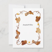 Country wedding Invitation 招待状 (裏面)