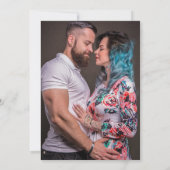 Country Western 素朴 Wedding Save the Date 招待状 (裏面)