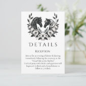 Country Western – 馬と花 エンクロージャーカード (スタンド正面)