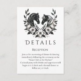 Country Western – 馬と花 エンクロージャーカード