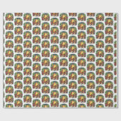 Country Western Christmas boots ラッピングペーパー (フラット)