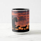 Country Western Cowboy Roundup  マグカップ (中央)