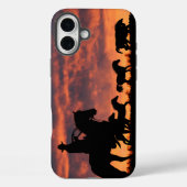 Country Western Cowboy Roundup Wild Horses Case-Mate iPhoneケース (裏面)