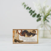 Country Western Horsesの結婚Webサイト挿入カード エンクロージャーカード (スタンド正面)