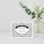 Country Western Meal Choice Menu 結婚 Option's プレイスカード (スタンド正面)