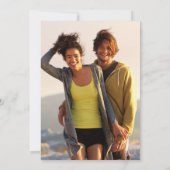 Country Wildflowersフローラ結婚写真 招待状 (裏面)