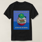 Countryball Dubious California    Tシャツ (デザイン正面)