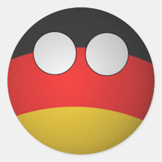 CountryBall Germany Sticker ラウンドシール