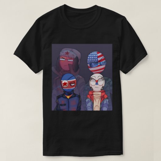 countryhumans  (1) tシャツ (デザイン正面)