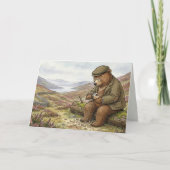 Countryside Carving Bear Traditional Father's Day カード (正面)