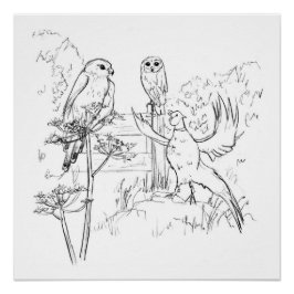 Countryside Chatter (part 4 of a set) ポスター