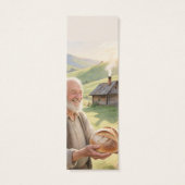 Countryside landscape bookmark motivating Bible (裏面)
