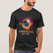 Countryside Total Solar Eclipse 2024 New Brunswick Tシャツ (正面)
