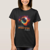 Countryside Total Solar Eclipse 2024 Turn Around B Tシャツ (正面)