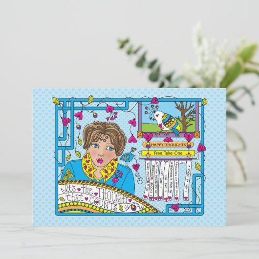 Counts_Flat考えカード7"x5" (スタンド正面)