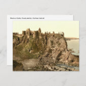 County Antrim、Dunluce Castle ポストカード (正面/裏面)