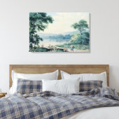 County Cavan，バージニア州近くのビュー キャンバスプリント (インサイチュ (寝室))