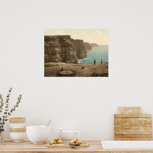 County Clare Moherの崖 ポスター (キッチン)