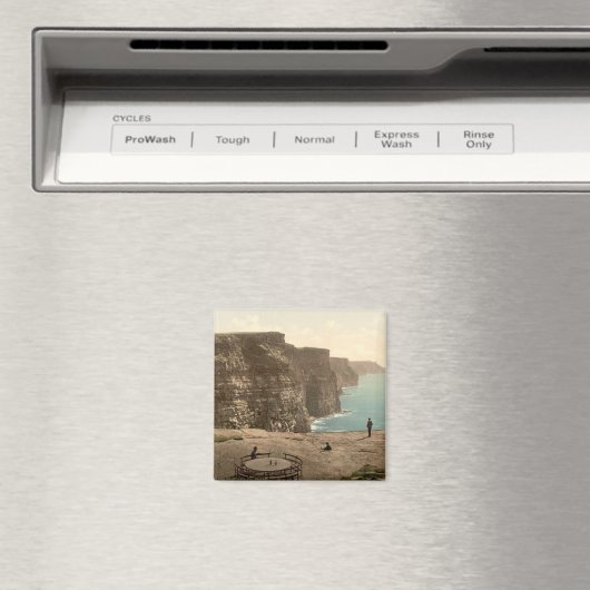 County Clare Moherの崖 マグネット (インサイチュ (食洗機))