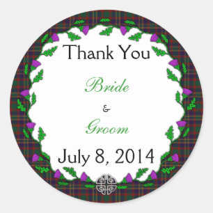 County Cork Celtic 結婚's Thank You ラウンドシール