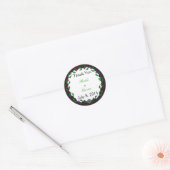 County Cork Celtic 結婚's Thank You ラウンドシール (封筒)