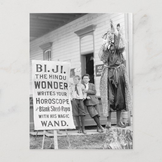 County Fair, 1910の占い師 ポストカード (正面)