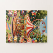 County Fair Carousel for Seniors 30 Large Piece ジグソーパズル (横)