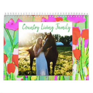 County Living with Family and Style Calendar カレンダー
