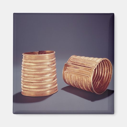 County OffalyのDerrinboyから1組のアームレット マグネット (正面)