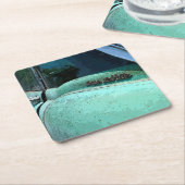 Coupe de Villeキャデラック スクエアペーパーコースター (アングル)