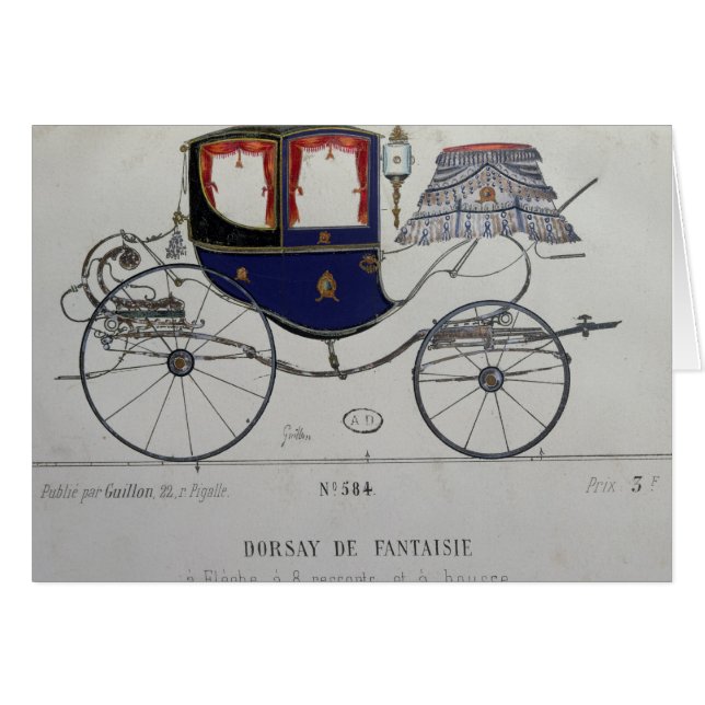 「Coupe Dorsay de Fantaisie'のために設計して下さい (正面横)