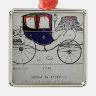 「Coupe Dorsay de Fantaisie'のために設計して下さい メタルオーナメント