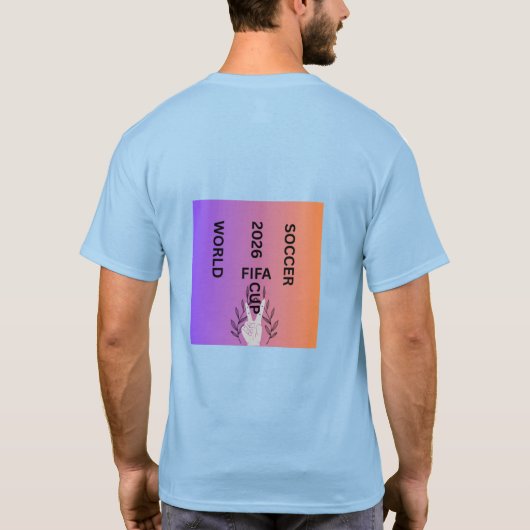 Coupe du Monde de la FIFA 2026 Tシャツ (裏面)