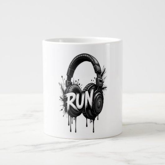 Coupe et musique   ジャンボコーヒーマグカップ (正面)