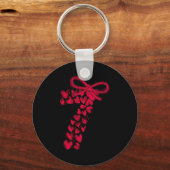 Couple 7 67 - Cute Six Seven Hearts Matching 67 Va キーホルダー (正面)